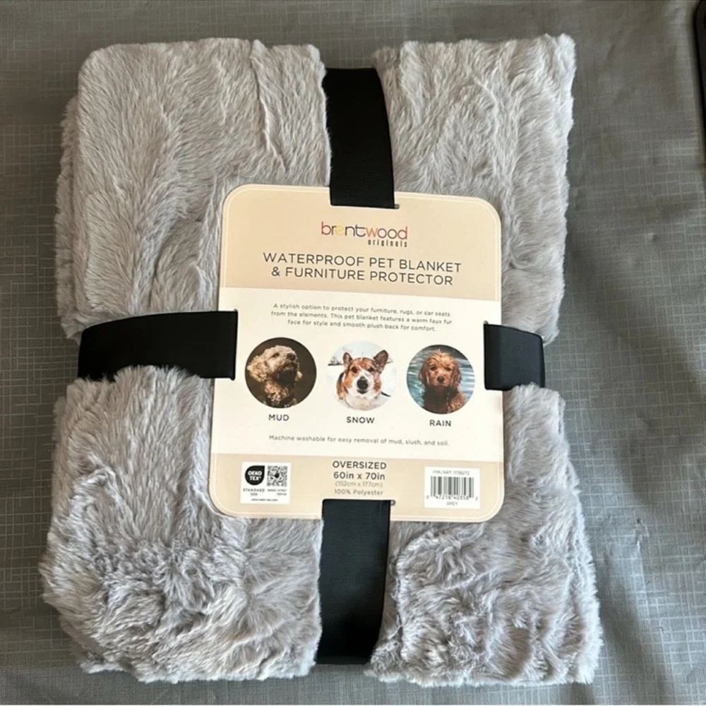 NWT Brentwood Originals Oversized Waterproof Pet Blanket & Furniture Protector